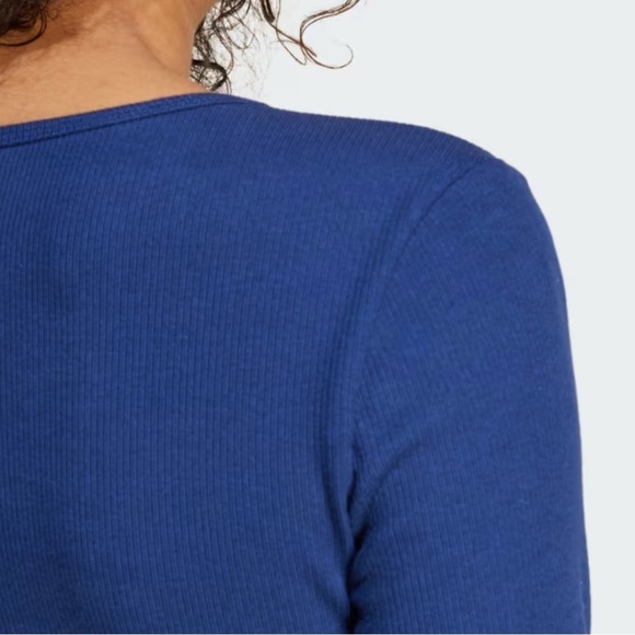 NEW Adidas Ribbed Crop Top - Picture 5 of 6